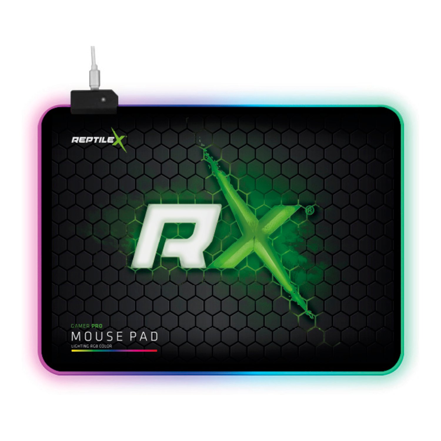 mousepad reptile x usb lighting, superficie antideslizante, diseÑo portatil, baja friccion y alta precision.900x400x4mm mousepad reptile x usb lighting, superficie antideslizante, diseÑo portatil, baja friccion y alta precision.900x400x4mm