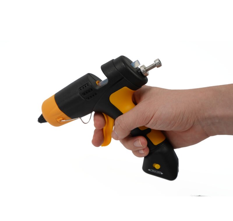 pistola de silicona technics recargable 20w, interfaz de carga tipo c, bateria de litio 2200mah y ajuste de precision. — vista 3