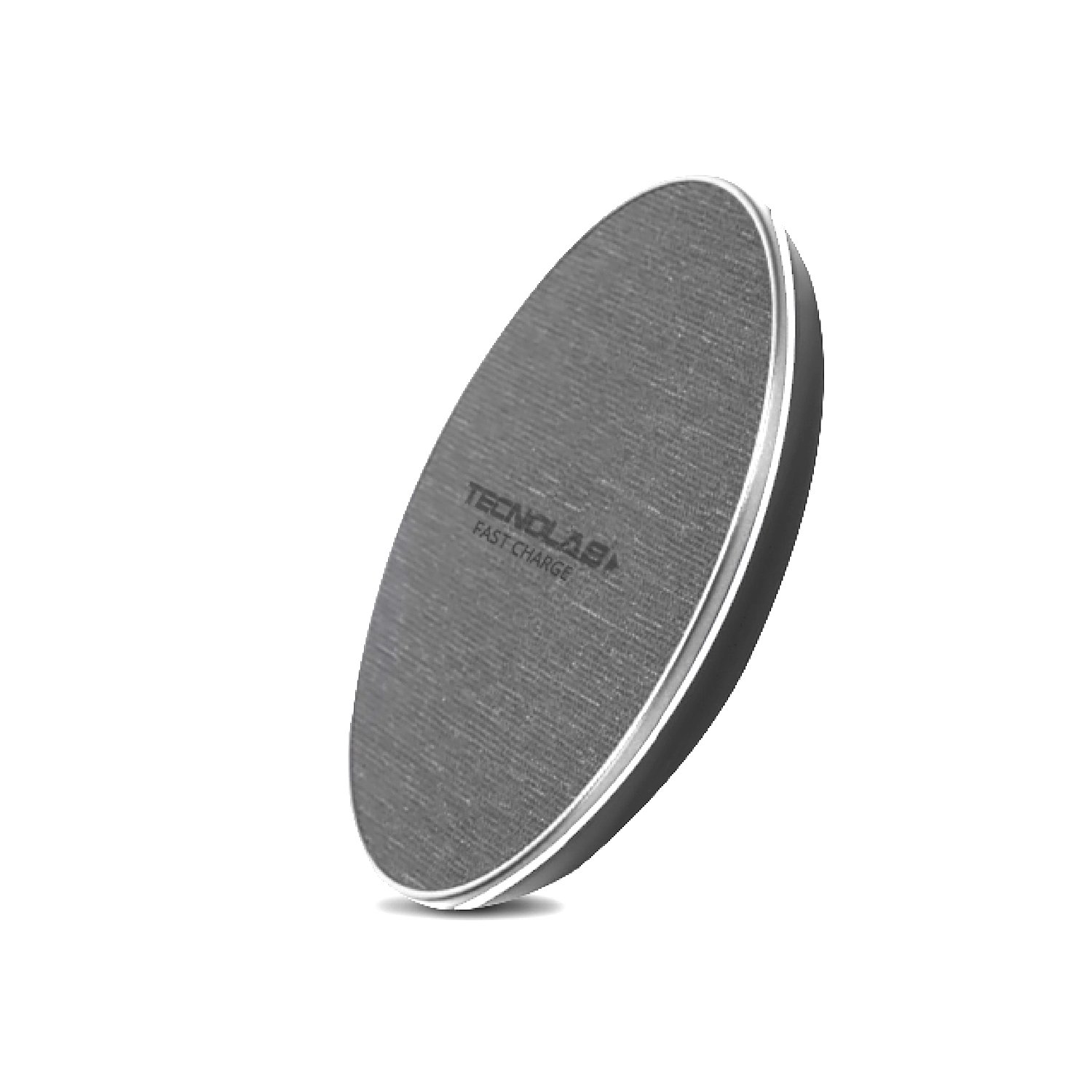 cargador inalambrico de smartphone con tecnologia qi. gray cargador inalambrico de smartphone con tecnologia qi. gray