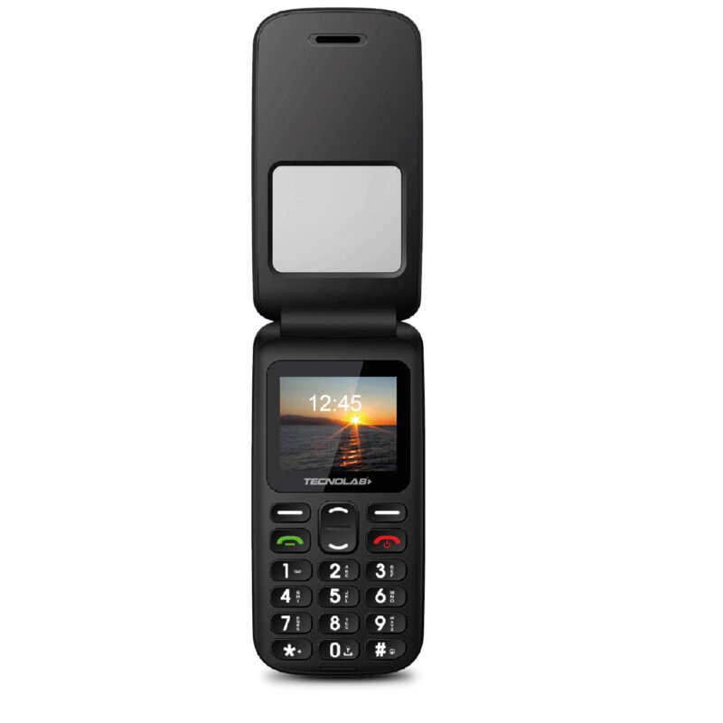 telefono senior 3g adulto mayor tipo almeja. black — vista 4