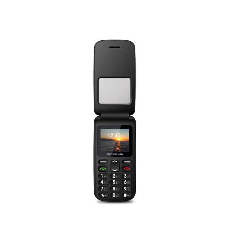 telefono senior 3g adulto mayor tipo almeja. blue. — vista 3