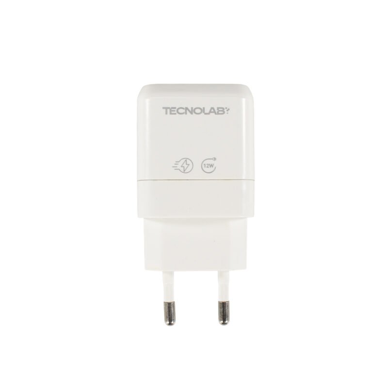 cargador tecnolab salida usb 12w con cable usb a micro usb. certificacion sec. white — vista 7