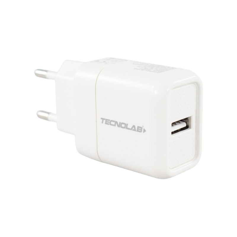 cargador tecnolab salida usb 12w con cable usb a lightning. certificacion sec. white — vista 10