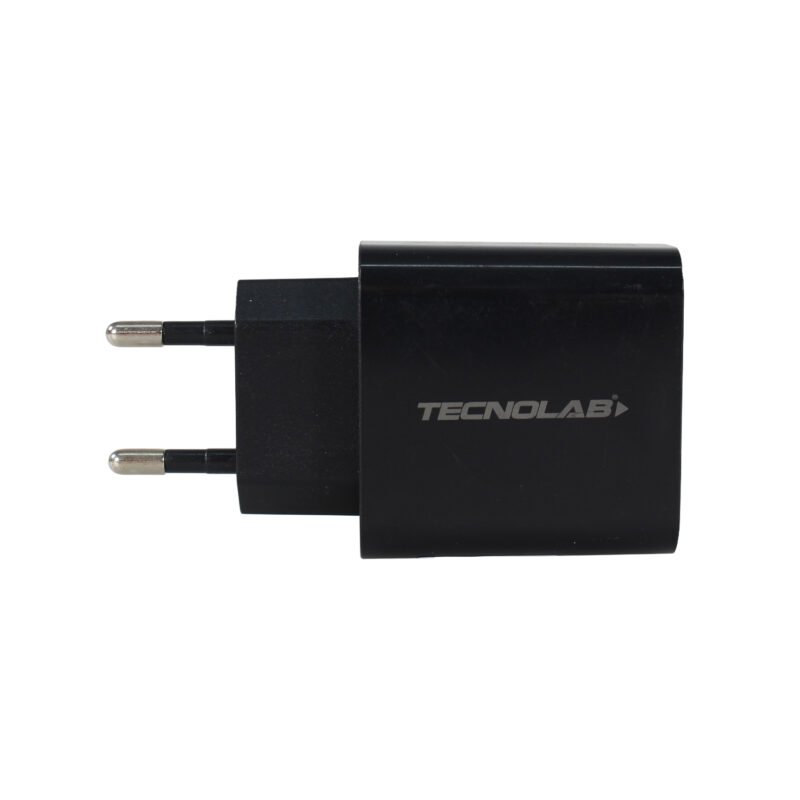 cargador tecnolab qc 3.0 usb 18w con cable usb a tipo c. certificacion sec. black — vista 9