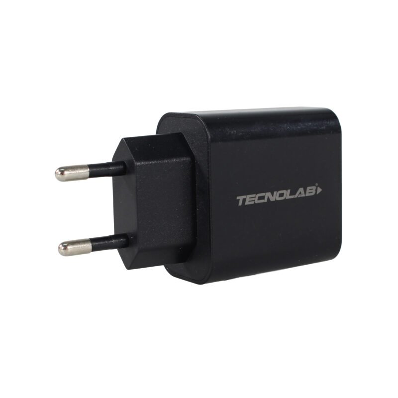 cargador tecnolab qc 3.0 usb 18w con cable usb a tipo c. certificacion sec. black — vista 10