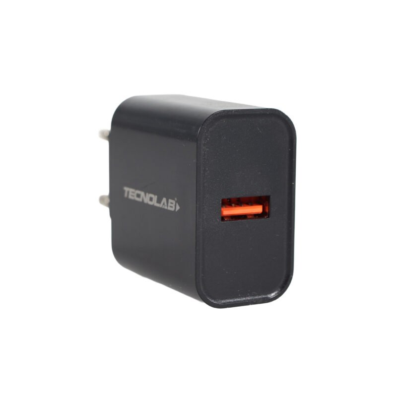 cargador tecnolab qc 3.0 usb 18w con cable usb a tipo c. certificacion sec. black — vista 11
