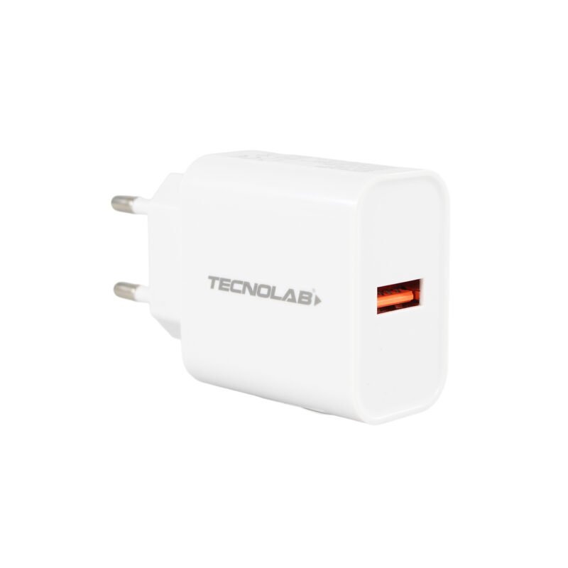 cargador tecnolab qc 3.0 usb 18w con cable usb a tipo c. certificacion sec. white — vista 11