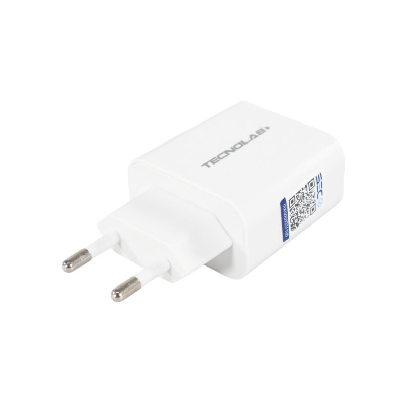 cargador tecnolab qc 3.0 usb 18w con cable usb a tipo c. certificacion sec. white — vista 13
