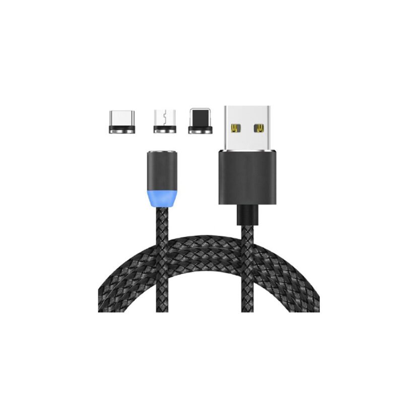 cable 3 en 1 de carga magnetico — vista 2