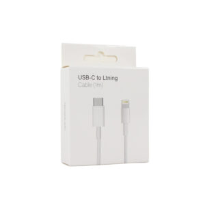 cable de carga 1 mt de usb tipo c a lightning iphone