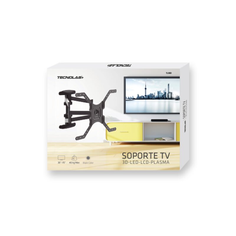 soporte tv de 30 a 70 pulgadas giro 180 grados