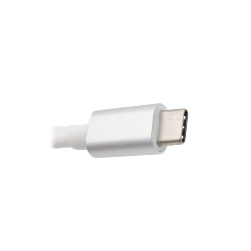 hub tecnolab tipo c a ethernet, 3 entradas usb 3.0, rj45 10/100/1000 mbps, compatible pc/mac, compacto y facil de transportar. — vista 2