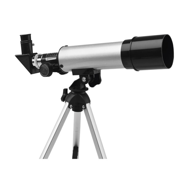 telescopio tecnolab astronomico con tripode, apertura de 50 mm, longitud focal 360 mm, max. ampliacion 90x, ocualares h6mm y h20mm — vista 3