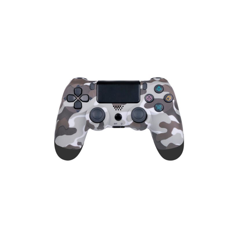 control tecnolab ps4 inalambrico, compatible pc, sensores 6 eje, touchpad, vibracion doble, bateria 1000mah. mt
