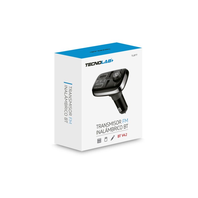 transmisor fm inalambrico bt doble usb /micro sd/3.5mm — vista 2