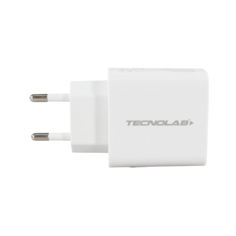 cargador tecnolab salida tipo c 18w con cable tipo c a lightning. certificacion sec. white — vista 8