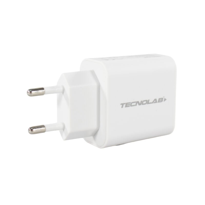 cargador tecnolab salida tipo c 18w con cable tipo c a lightning. certificacion sec. white — vista 10