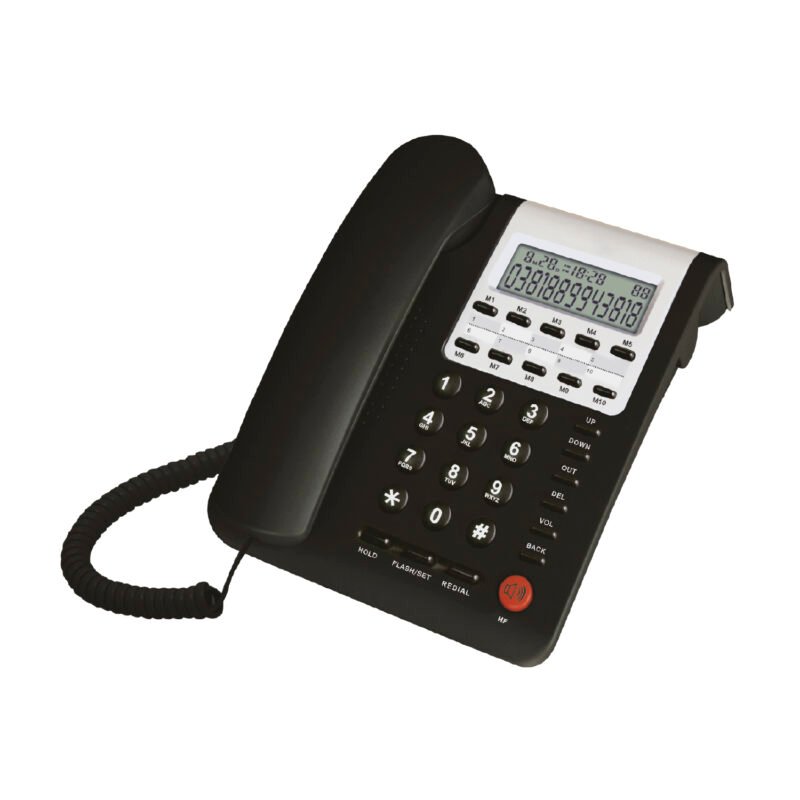 telefono de sobremesa tecnolab con visor black