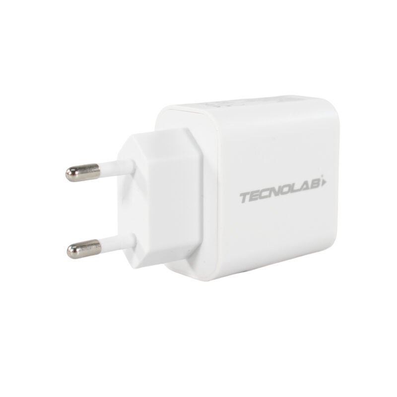 cargador tecnolab pd 18w con cable tipo c a c. certificacion sec. white — vista 11