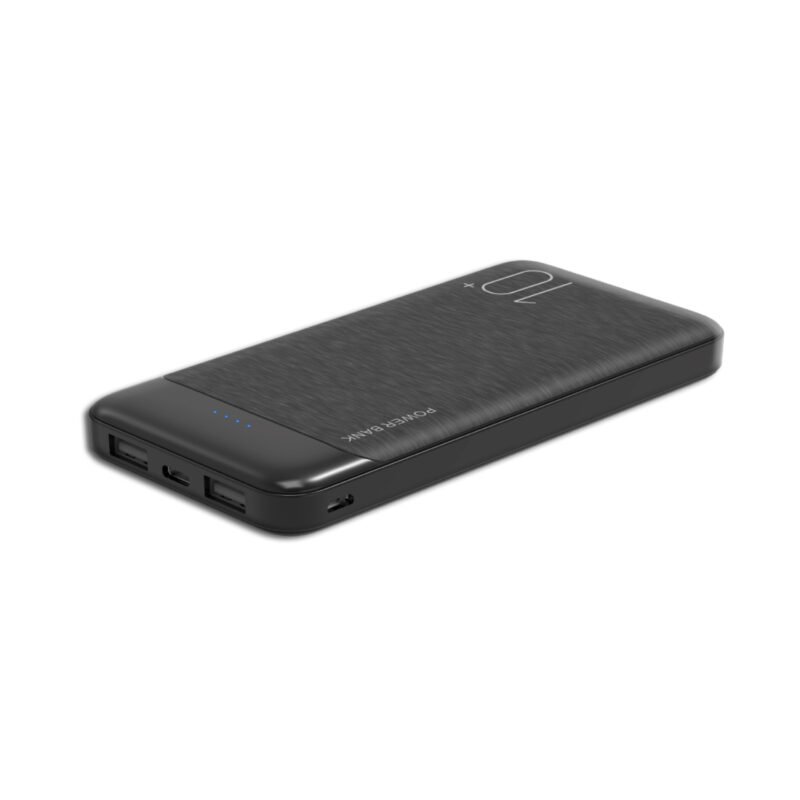 powerbank 10000 mah, black — vista 2