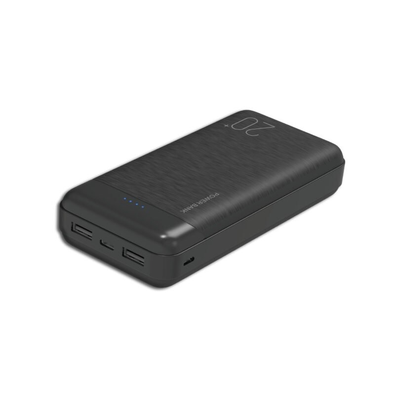 powerbank 20000 mah, black — vista 3