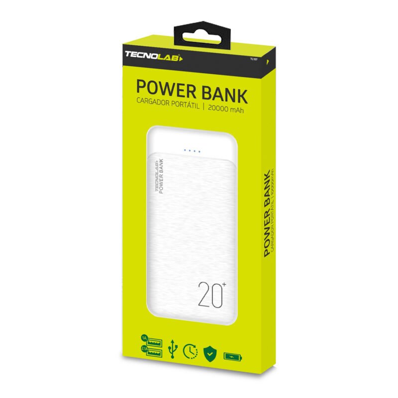 powerbank 20000 mah,white