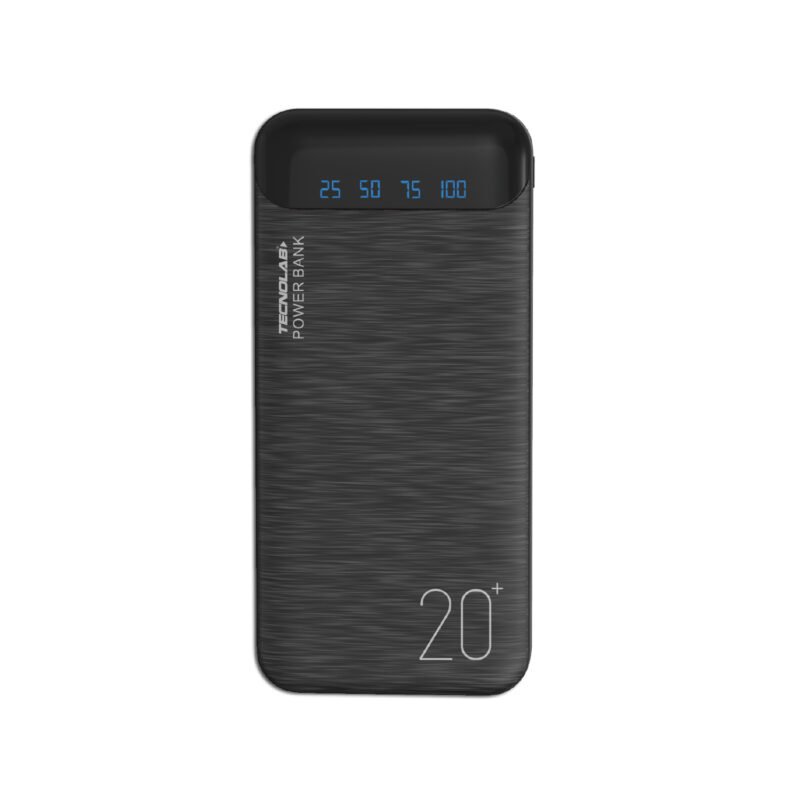 powerbank 20000 mah, black — vista 3