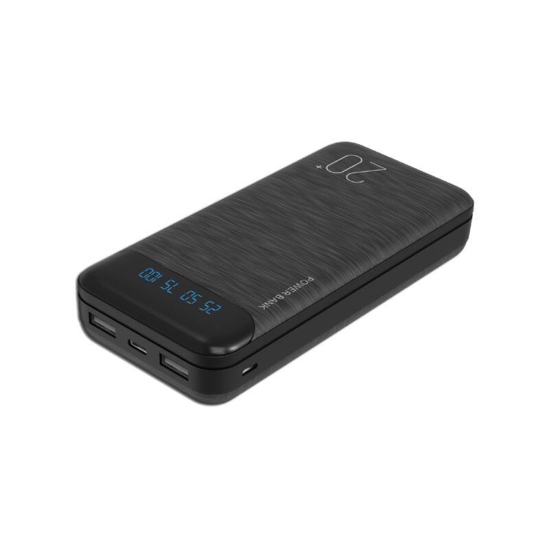 powerbank 20000 mah, black — vista 2