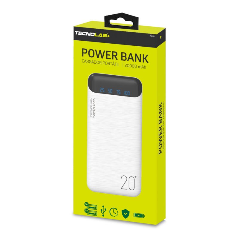 powerbank 20000 mah,white