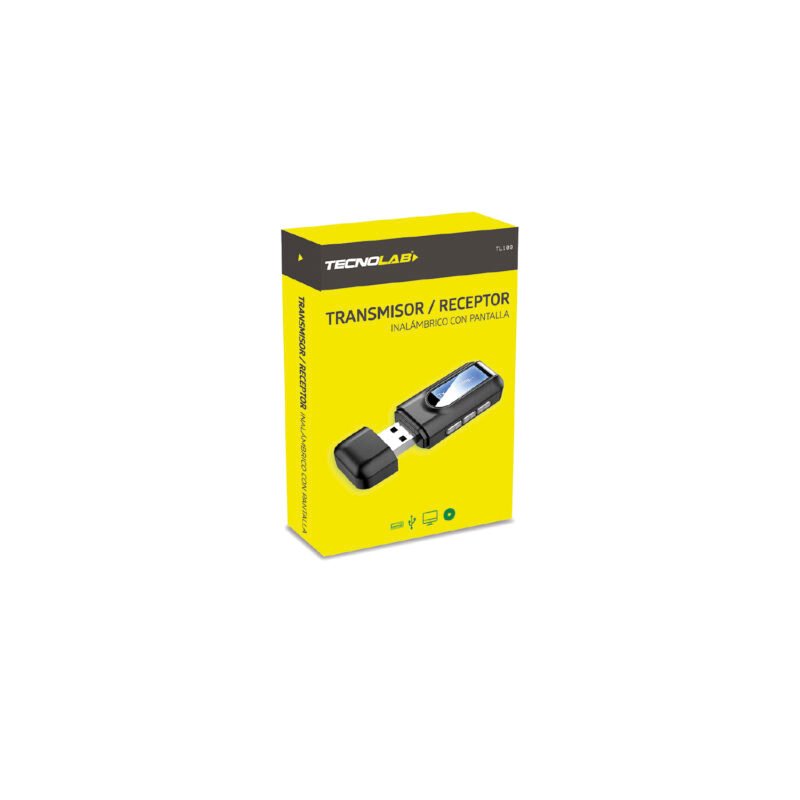 adaptador tecnolab bt v5.0, modo rx/tx, hasta 10m de alcance, carga micro usb, puerto aux 3.5mm. — vista 5