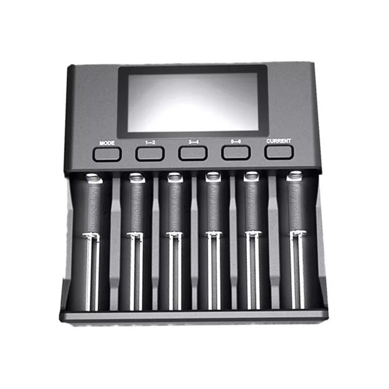 cargador pilas 18650, 26650, 21700, 18350 aa aaa 3.7v / 3.2v / 1.2v / nimh lithium
