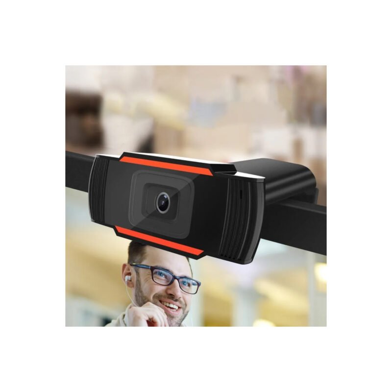 camara web tecnolab full hd 1080p, grabacion de video full hd 30 fps, microfono integrado, correccion automatica de luz, plug & play, usb 2.0 — vista 5