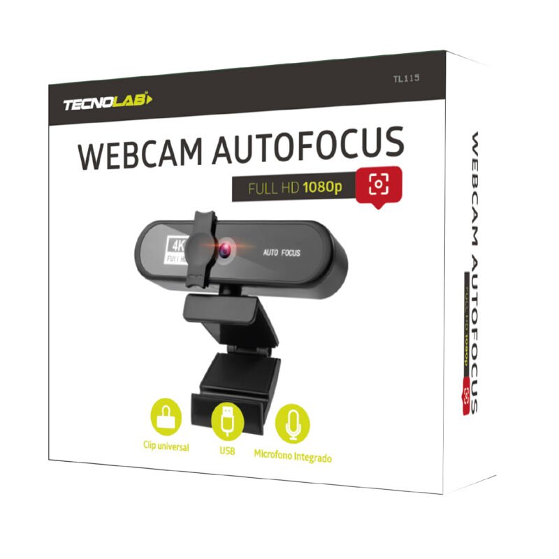 camara web full hd 4k 2560*248 con microfono — vista 2