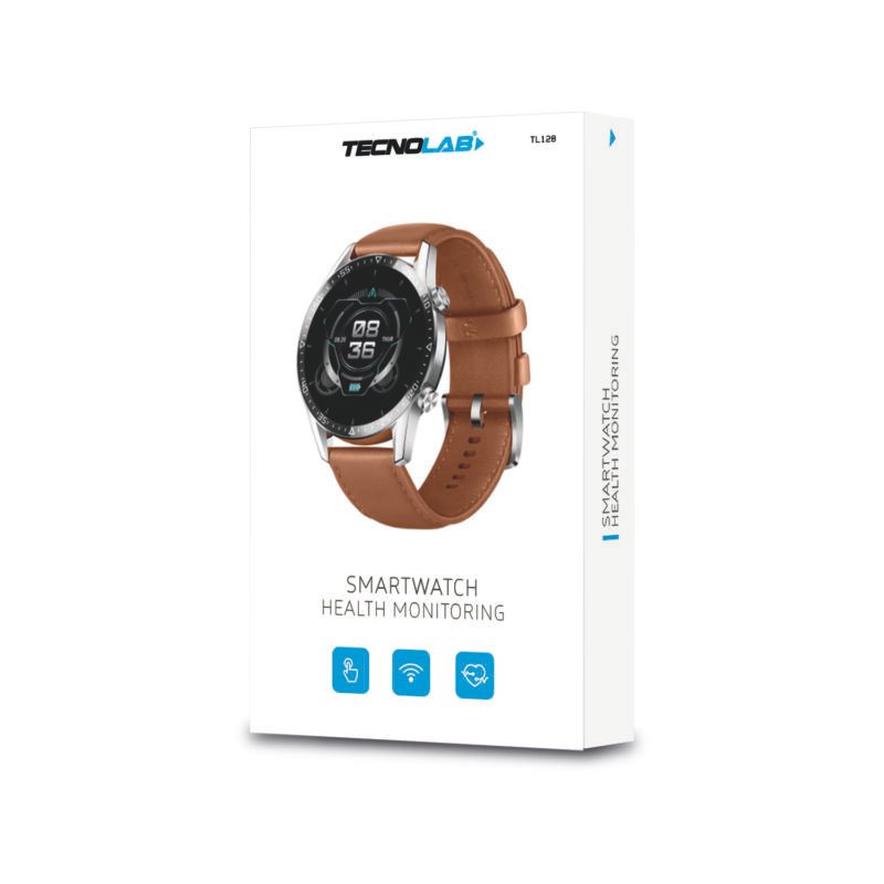 reloj smartwatch tipo analogo bt v4.0 / brown