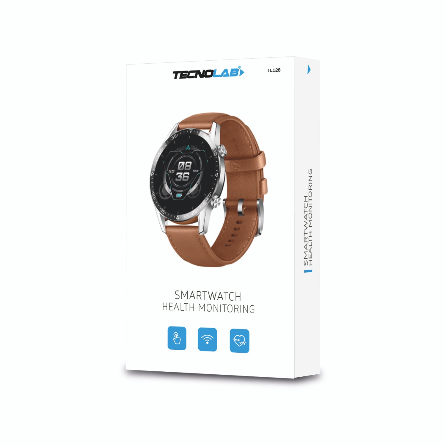 reloj smartwatch tipo analogo bt v4.0 / brown reloj smartwatch tipo analogo bt v4.0 / brown