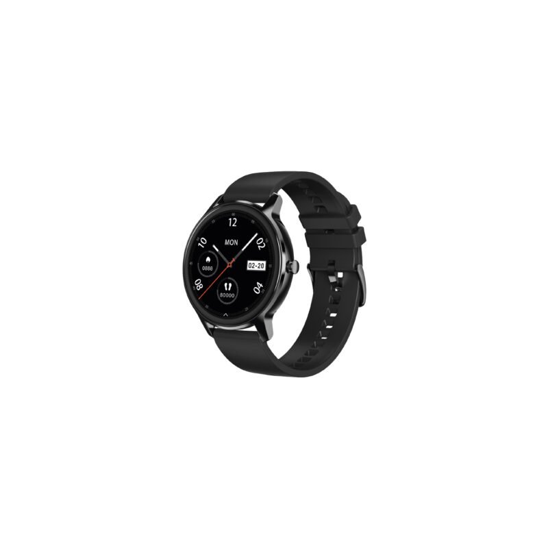 reloj smartwatch tipo analogo bt v4.0 black — vista 4