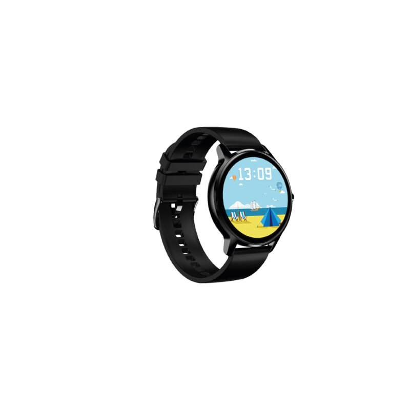 reloj smartwatch tipo analogo bt v4.0 black — vista 3