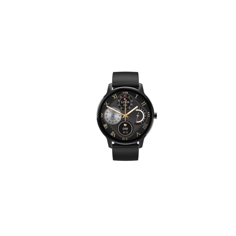 reloj smartwatch tipo analogo bt v4.0 black — vista 2