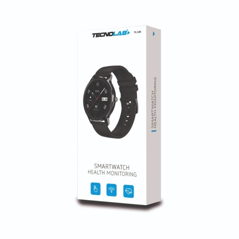reloj smartwatch tipo analogo bt v4.0 black