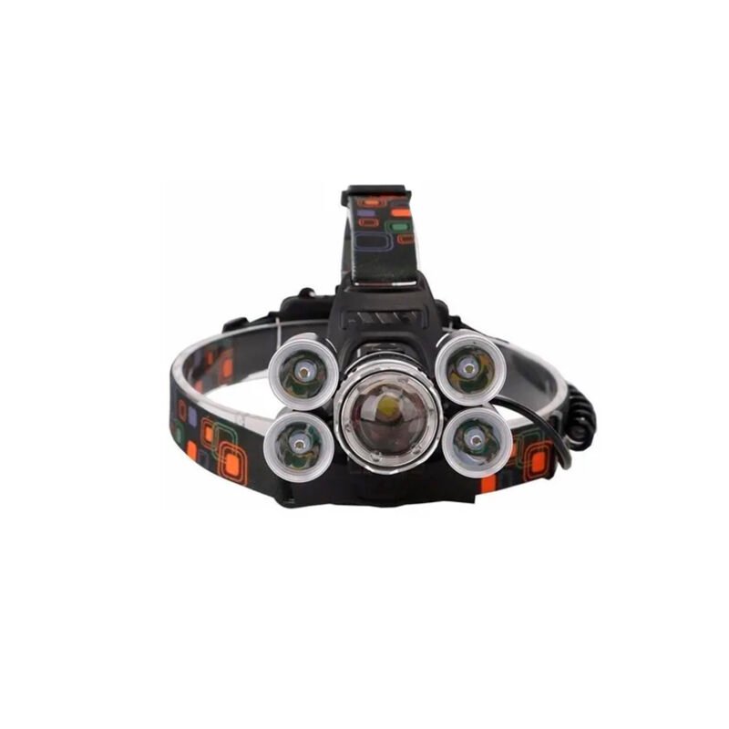 linterna tecnolab led 5 luces, bateria recargable, 4 modos, 2 baterias 18650, 10.000 lm. — vista 2