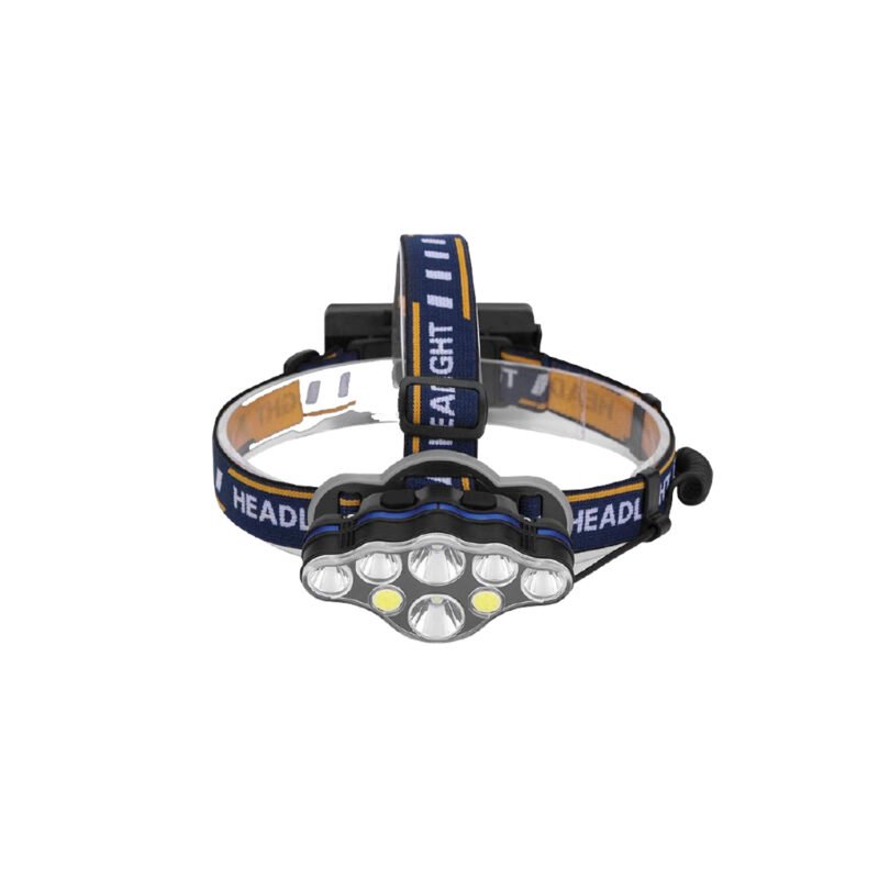 linterna tecnolab led 8 luces, bateria recargable, 4 modos, 2 baterias 18650, 10.000 lm.