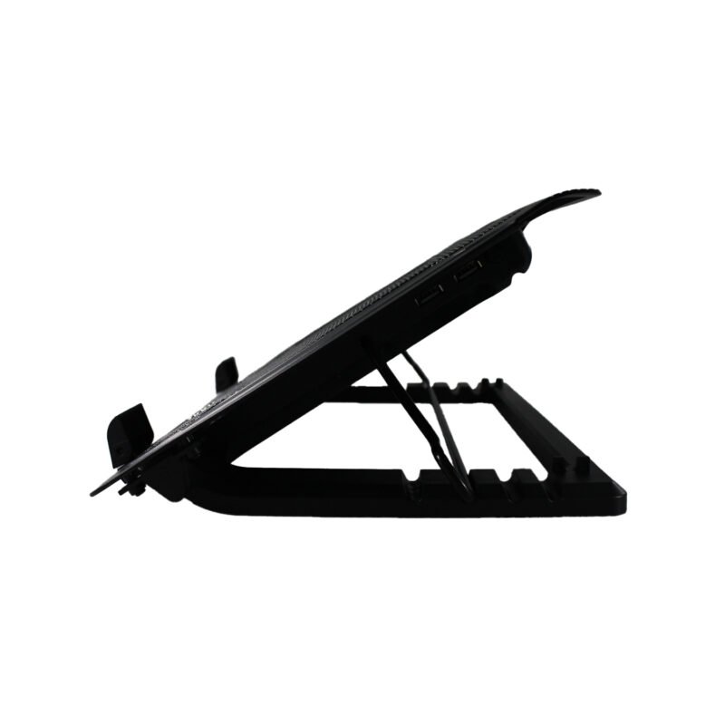 ventilador tecnolab para notebook, diseÑo ergonomico, ajustable 10" 17", silencioso, puertos usb x2, 5 alturas, velocidad 700 1400rpm. — vista 4