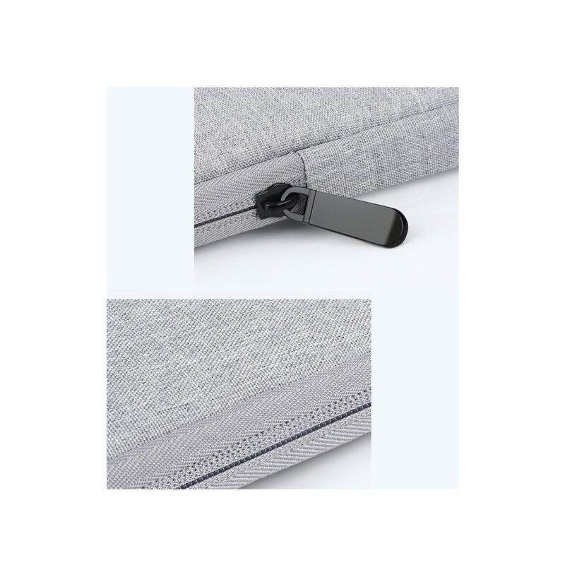 funda tecnolab para notebook 15.6", acolchado protector, detalles elegantes, ajuste preciso, proteccion completa. grey — vista 3