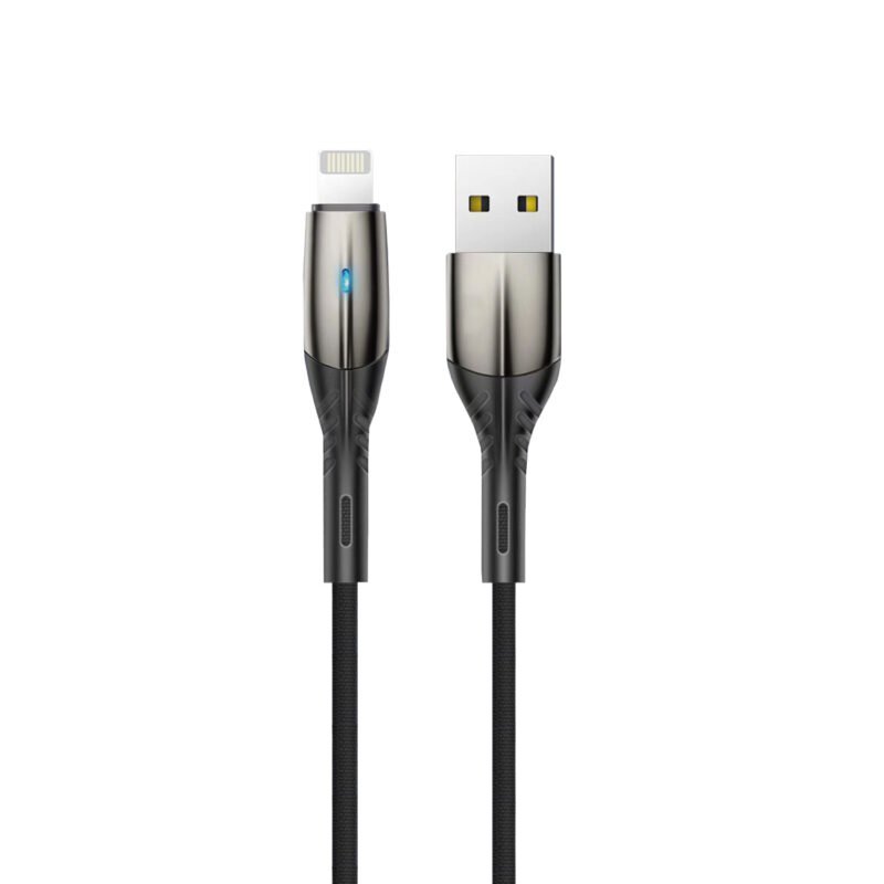 cable tecnolab usb a lightning super carga rapido 5amp 1mt , black — vista 2