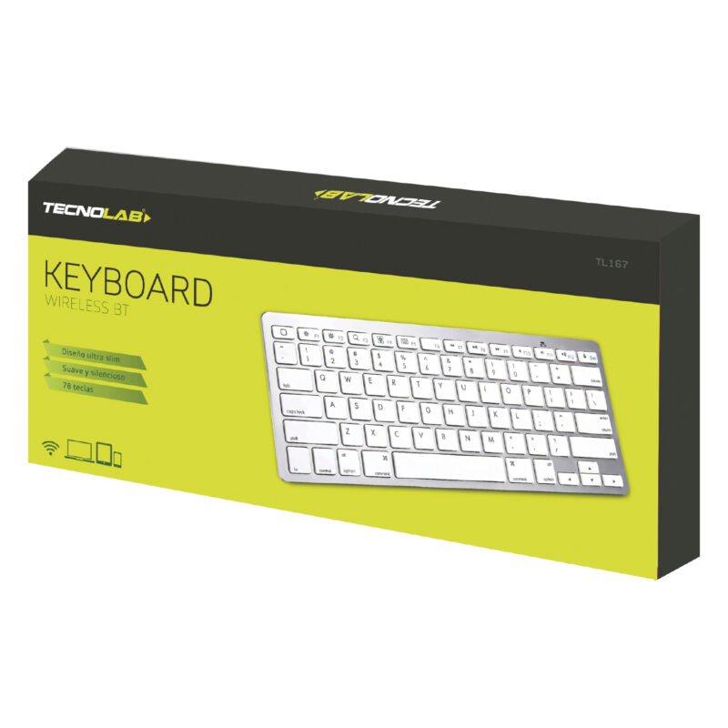 teclado mini bt inalambrico portatil ultradelgado