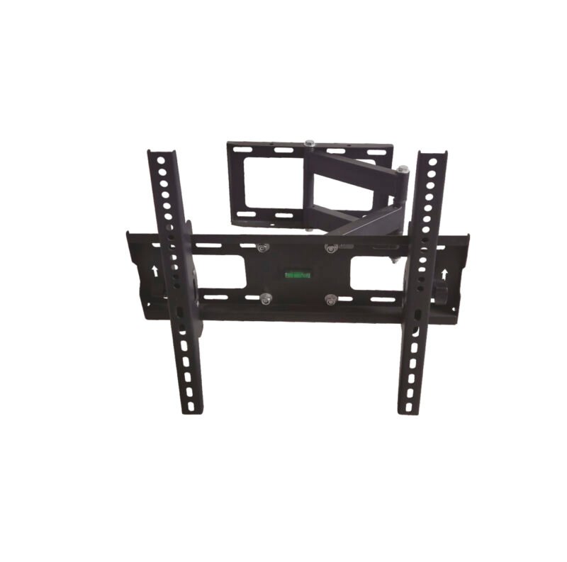 soporte tecnolab tv de pared, 32" 80", hasta 65kg, acero laminado, vesa 600x400mm, angulo ajustable.