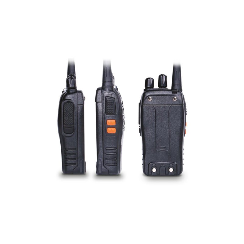 walkie talkie tecnolab transmisor 16 canales, vhf/uhf, alcance 1 3 km, linterna, reduccion de ruido, bateria 1500mah. — vista 2