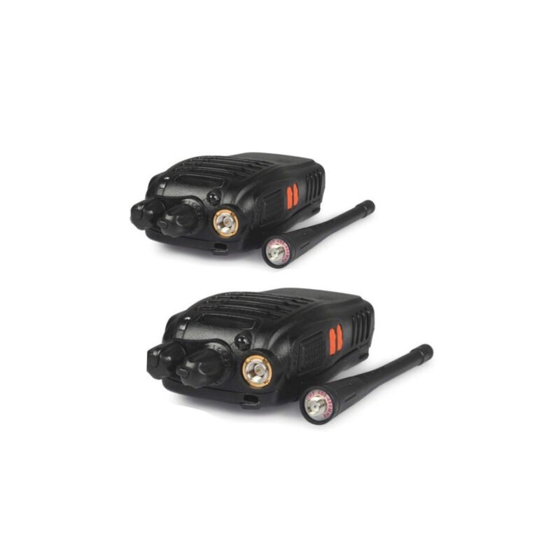 walkie talkie tecnolab transmisor 16 canales, vhf/uhf, alcance 1 3 km, linterna, reduccion de ruido, bateria 1500mah. — vista 3