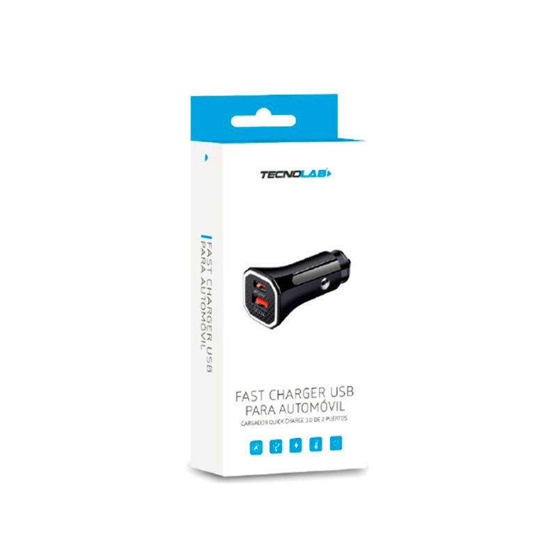cargador de auto carga rapida pd+ usb3.0 38w — vista 4