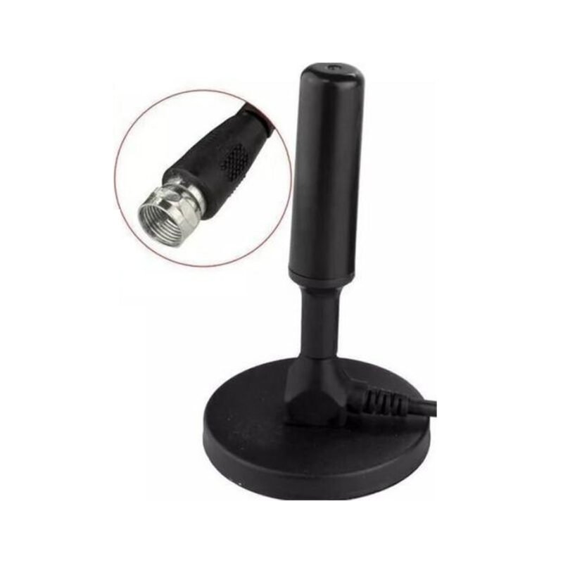 antena digital tecnolab 3 5db terrestre dvb t/t2, iman para superficies metalicas, full hd 1080p, cable 1.5m. — vista 2